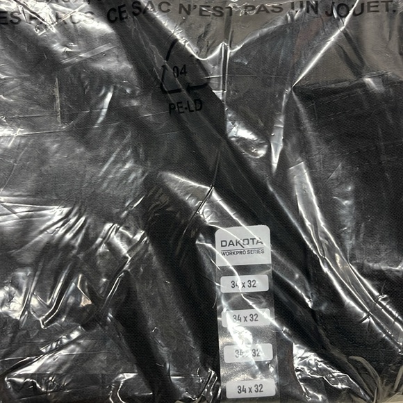 Dakota WorkPro Series Men's Stretch Duck Cargo Work Pants 34 x 32 in Black - Picture 6 of 7